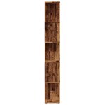 vidaXL Bibliothèque vieux bois 45x24x159 cm bois d'ingénierie