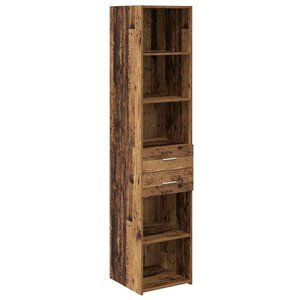 vidaXL Haut Armoire Bois Ancien 40 x 42 5 x 185 cm Bois d'ingénierie