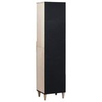 vidaXL Cabinet de salle de bain avec tiroir Blanc 38 x 33.5 x 160 cm