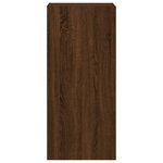 vidaXL Meuble TV mural chêne marron 40 5x30x90 cm bois d'ingénierie
