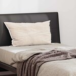 vidaXL Oreiller avec oreiller Blanc 130gsm 100  coton