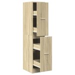 vidaXL Armoire d'apothicaire Chêne Sonoma 30x41x144 5 cm Bois d'ingénierie
