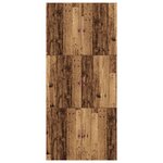 Cadre de lit de rangement vidaXL Bois ancien 80x200 cm