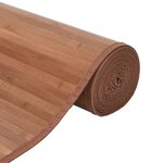 vidaXL Tapis rectangulaire naturel 100x200 cm bambou