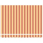 vidaXL Auvent rétractable jaune et blanc 3 5x2 5 m tissu et aluminium