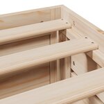 vidaXL Cadre de lit sans matelas avec tiroirs 150x200 cm bois de pin