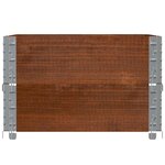 vidaXL Jardinière marron 80x60 cm bois massif de pin