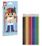 Crayons aquarellables X 12 -  - Juratoys