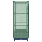 vidaXL Jardinière surélevée avec housse aspect rotin 80x40x123 cm