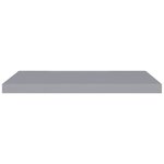 vidaXL Étagères murales flottantes 4 Pièces gris 80x23 5x3 8 cm MDF