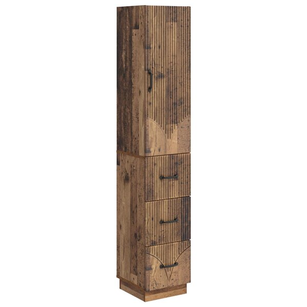 vidaXL Ensemble de Meubles 2 Pièces Bois ancien 33 x 34 5 x 87 cm