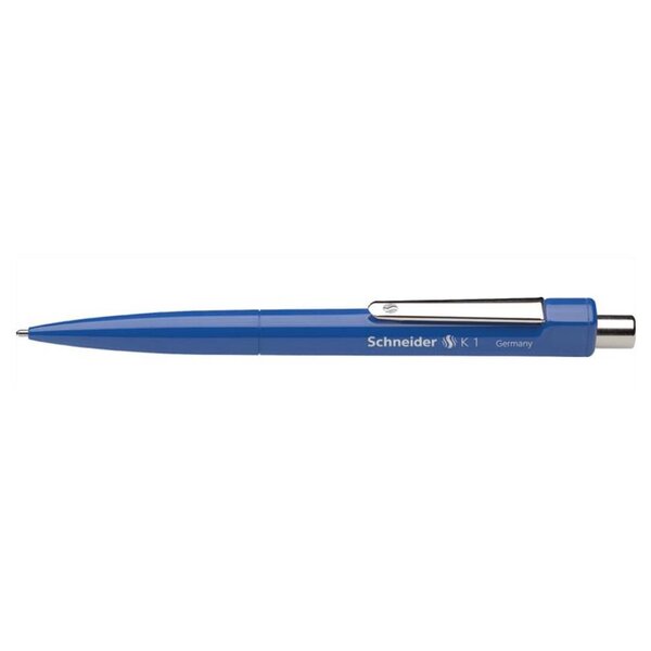 Stylo à bille K1 bleu Pointe Moyenne Bleu SCHNEIDER