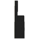 vidaXL Coiffeuse Chêne noir 80 x 35 x 132 cm Bois d'ingénierie