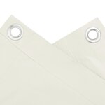 vidaXL Écran d'intimité de balcon blanc 600x75 cm PVC