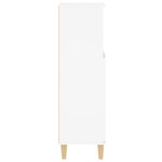 vidaXL Armoire de salle de bain blanc 30x30x100 cm bois d'ingénierie