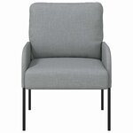 vidaXL Canapés avec coussin 55cm Gris clair Contreplaqué