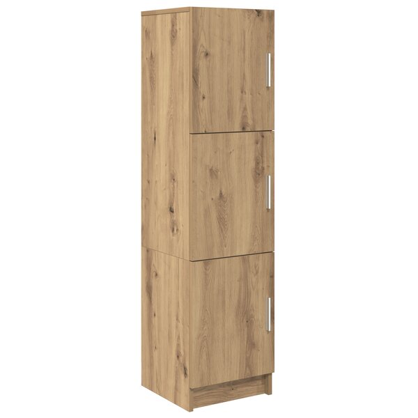 vidaXL Buffet en chêne artisan Chêne artisan Bois d'ingénierie Grand