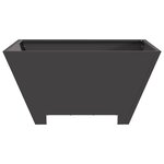 vidaXL Braise Noir 60 x 60 x 30 cm Acier