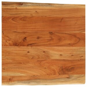 vidaXL Dessus de table 60x60x3 8 cm carré bois massif d'acacia
