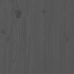 vidaXL Tête de lit Gris 206x4x100 cm Bois massif de pin
