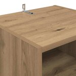 vidaXL Meuble TV Chêne artisanal 160 x 35 x 55 cm Bois d'ingénierie