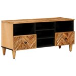 vidaXL Armoires de rangement avec tiroir Marron 100 x 33 5 x 46 cm