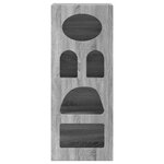 vidaXL Buffet Gris Sonoma 40 x 35 x 100 5 cm Bois d'ingénierie