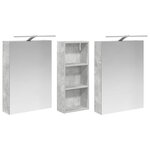 vidaXL Ensemble de Meubles de Salle de Bain 3 Pièces 130 x 14 5 x 70 cm