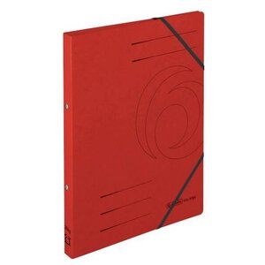 Classeur à anneaux easyorga, A4, Colorspan-carton, rouge HERLITZ