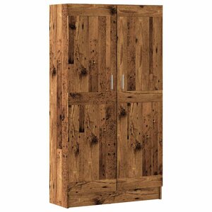 vidaXL Bibliothèque vieux bois 82 5x30 5x150 cm bois d'ingénierie