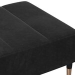 vidaXL Repose-pied noir 77x55x31 cm velours
