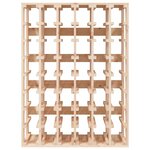 vidaXL Casier à vin 70x33x94 cm Bois de pin massif