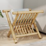 vidaXL Porte-revue 42x30 5x34 5 cm bambou