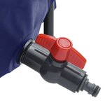 vidaXL Réservoir d'eau avec robinet pliable 380 L PVC
