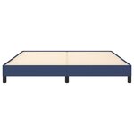 vidaXL Cadre de lit sans matelas bleu 180x200 cm tissu