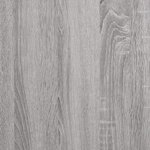 vidaXL Banc de rangement sonoma gris 42x42x45 cm bois d'ingénierie