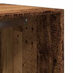 vidaXL Garde-robe vieux bois 80x50x200 cm bois d'ingénierie