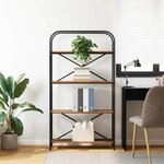 vidaXL Étagère Bois ancien 80 x 30 x 146 cm Bois d'ingénierie
