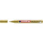Marqueur Peinture brillante 751 Or Pointe Ronde 1-2 mm x 3 EDDING