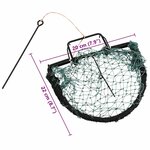 vidaXL Piège à oiseaux vert 20 cm acier