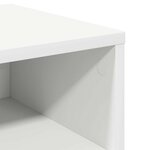 vidaXL Tables de chevet 2 Pièces Blanc 40x30x30 cm Bois d'ingénierie