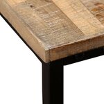 vidaXL Ensemble de table basse gigogne 2 Pièces Teck massif récupération