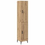 vidaXL Haut Armoire Chêne artisanal 69 5 x 34 x 180 cm