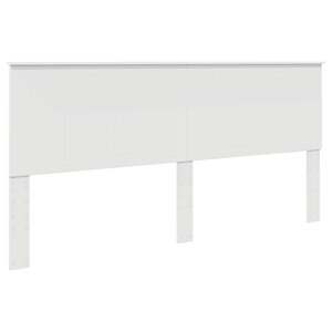 vidaXL Tête de lit avec tête de lit Blanc 200 cm Bois d'ingénierie