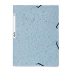 EXACOMPTA - Chemise a élastiques 3 rabats - 24 x 32 - Carte lustrée 390G - Couleur gris tourterelle