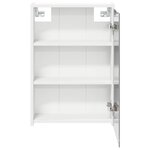 vidaXL Armoire Miroir de Salle de Bain Blanc 43 x 16 x 62.5 cm