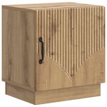 vidaXL Table de chevet 2 Pièces Chêne artisanal 43 x 34 5 x 47 cm