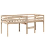 vidaXL Lit haut sans matelas 75x190 cm bois de pin massif