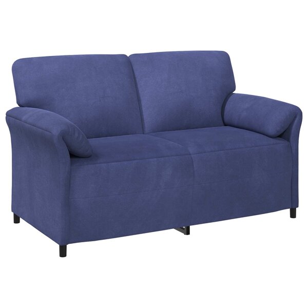 vidaXL Sofa 2 places Bleu police 158 x 83 x 95 cm Velours