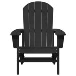 vidaXL Mobilier de jardin lounge 2 Pièces Noir 74 x 82 x 90 cm